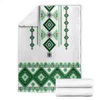 Ukraine Vyshyvanka Inspired Blanket Ukrainian Traditional Folk Pattern