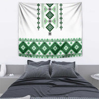 Ukraine Vyshyvanka Inspired Tapestry Ukrainian Traditional Folk Pattern