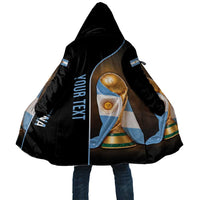 Personalized Argentina Football 2026 Cloak Trophy Flag Pride Art