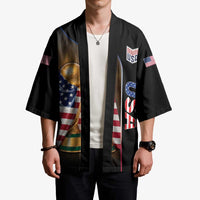Personalized  USA Football 2026 Kimono Trophy Flag Pride Art