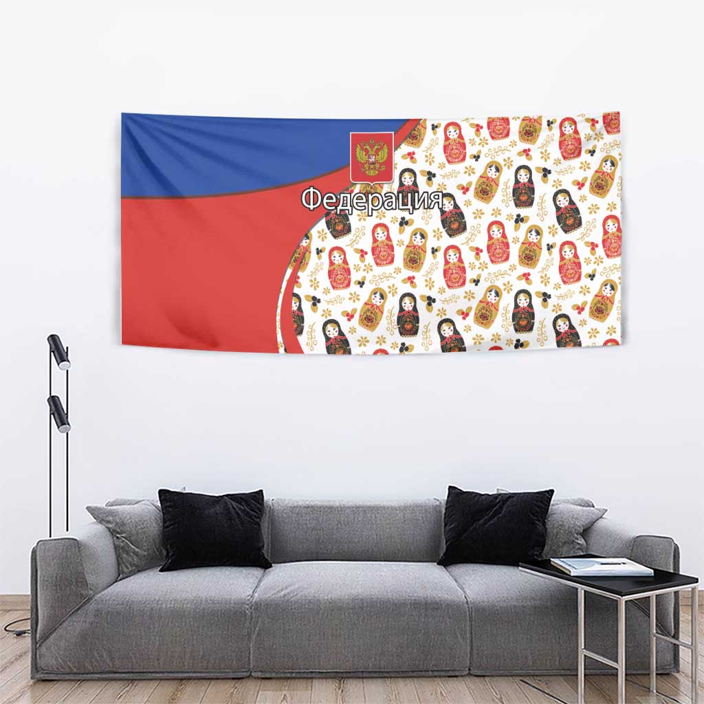 Russian Doll Tapestry Flag Color Style No1 - Wonder Print Shop