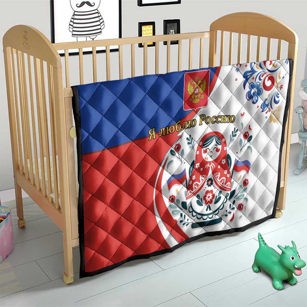 Matryoshka Doll Quilt Flag Color Style No2 - Wonder Print Shop