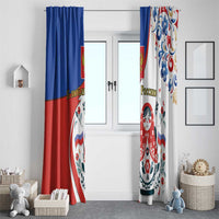 Matryoshka Doll Window Curtain Flag Color Style No2 - Wonder Print Shop