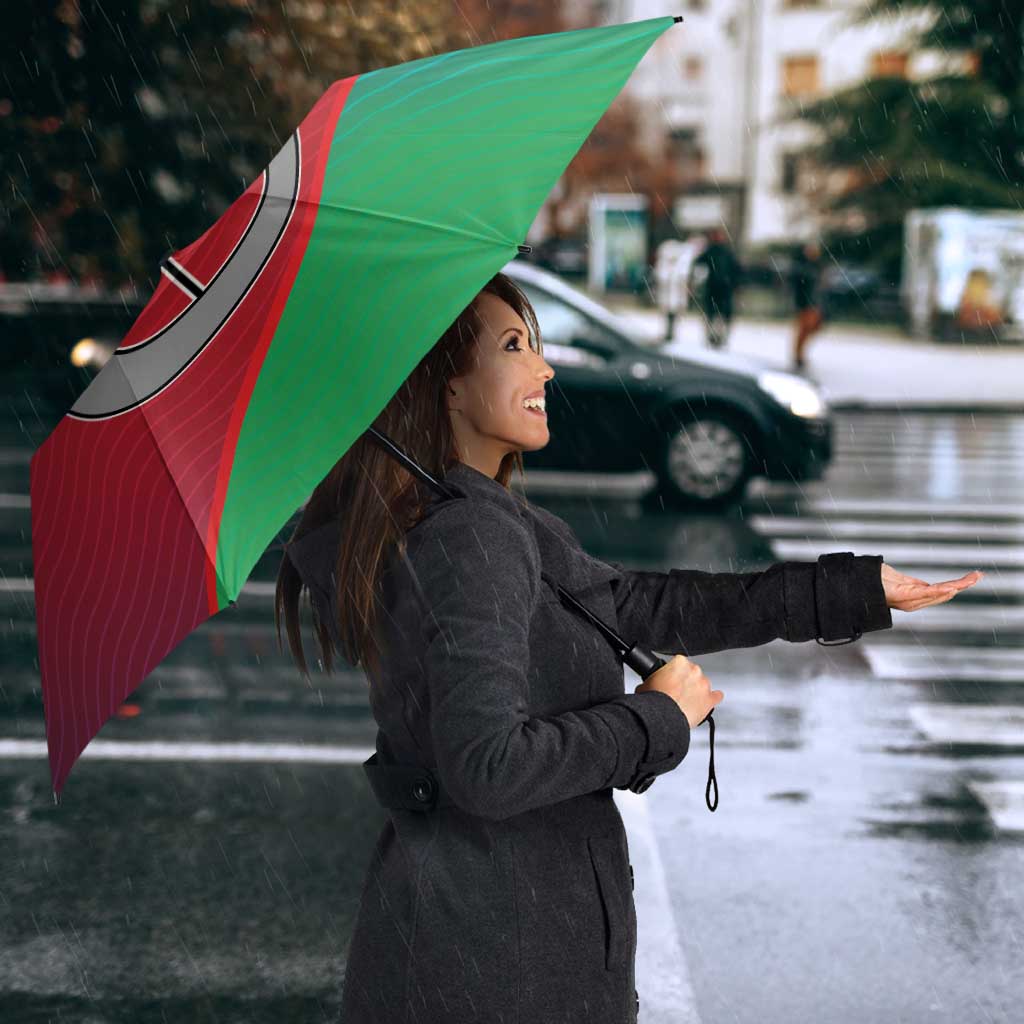 Italy Liguria Umbrella Emblem With Flag Style - Wonder Print Shop
