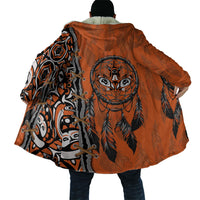 Canada Indigenous Orange Shirt Day Cloak Haida Dreamcatcher Art