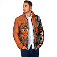 Canada Indigenous Orange Shirt Day Padded Jacket Haida Dreamcatcher Art