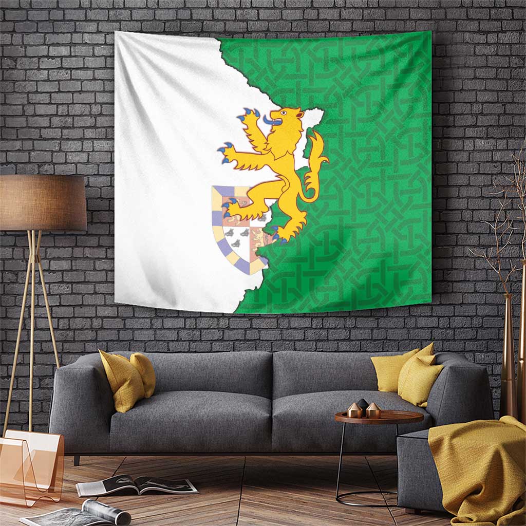 Radnorshire Wales Tapestry Map and Emblem Celtic Style - Wonder Print Shop