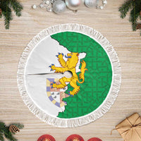 Radnorshire Wales Tree Skirt Map and Emblem Celtic Style - Wonder Print Shop