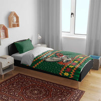 Personalized Radnorshire Wales Christmas Bedding Set Red-Tailed Hawk Design - Wonder Print Shop