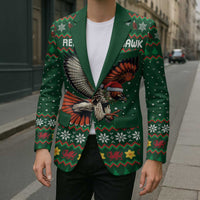 Personalized Radnorshire Wales Christmas Blazer Red-Tailed Hawk Design - Wonder Print Shop