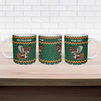 Personalized Radnorshire Wales Christmas Ceramic Mug Red-Tailed Hawk Design - Wonder Print Shop