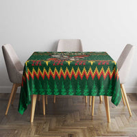 Personalized Radnorshire Wales Christmas Tablecloth Red-Tailed Hawk Design - Wonder Print Shop