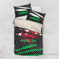 Wales Beast Bedding Set Ripped Flag Graphic - Wonder Print Shop