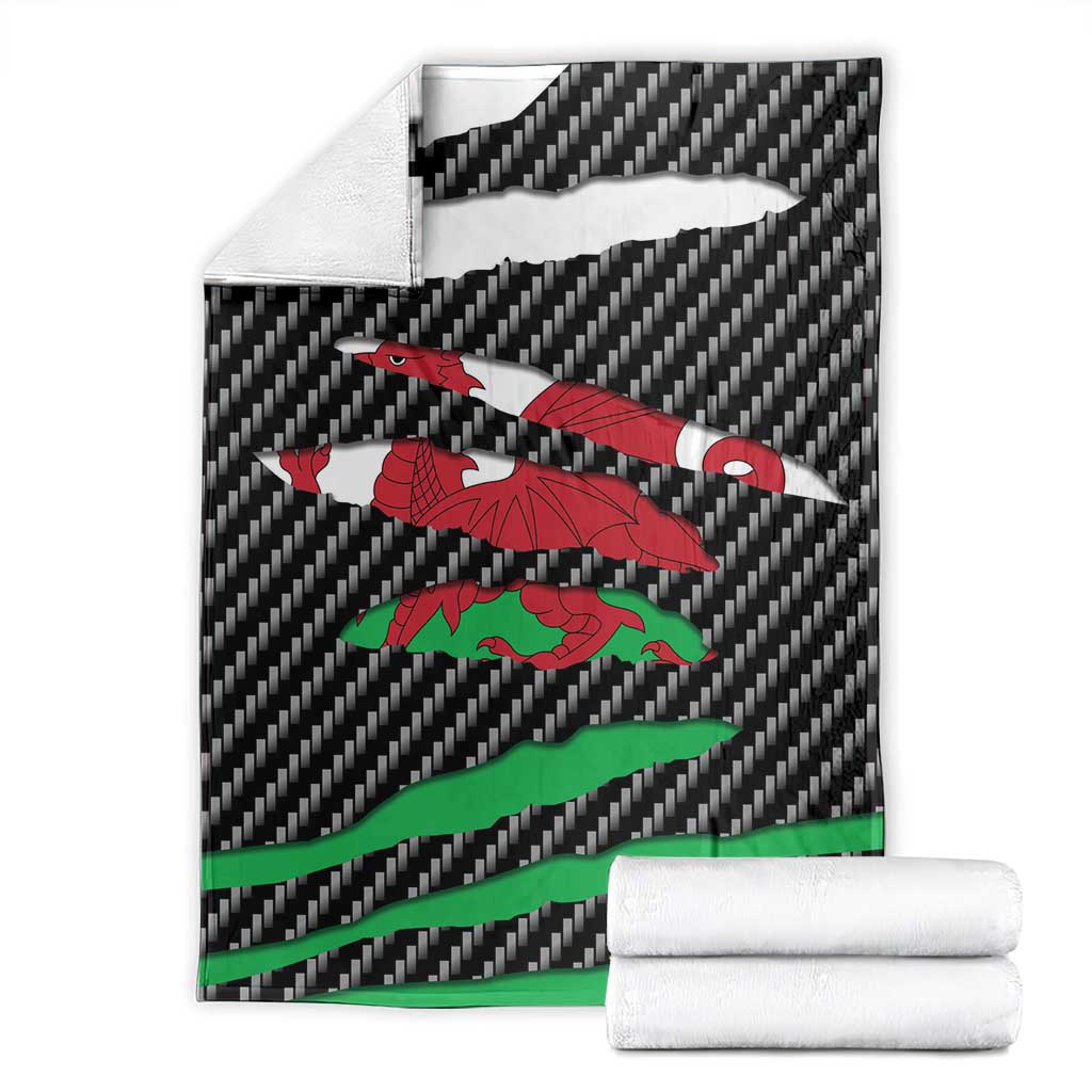 Wales Beast Blanket Ripped Flag Graphic - Wonder Print Shop