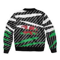 Wales Beast Bomber Jacket Ripped Flag Graphic - Wonder Print Shop