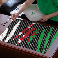 Wales Beast Puzzle Ripped Flag Graphic - Wonder Print Shop