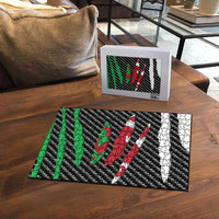 Wales Beast Puzzle Ripped Flag Graphic - Wonder Print Shop