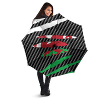 Wales Beast Umbrella Ripped Flag Graphic - Wonder Print Shop