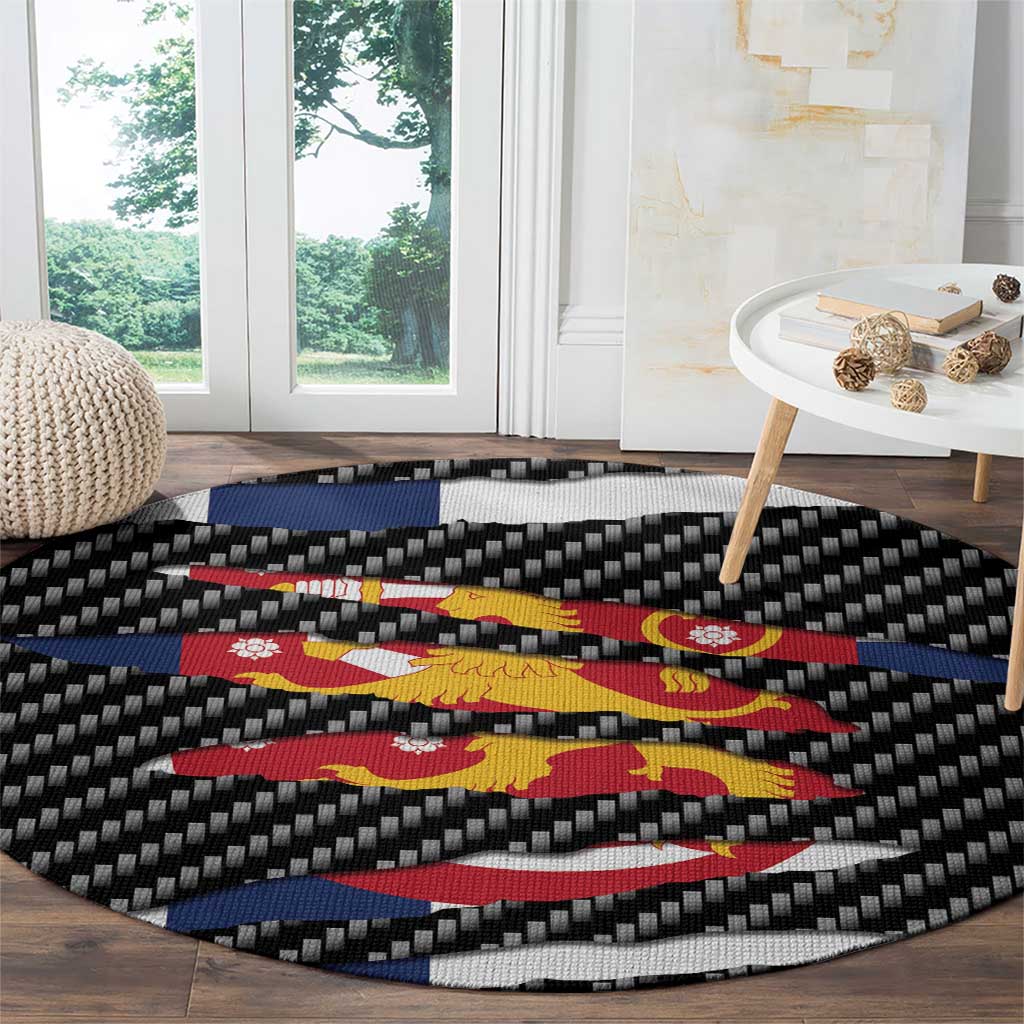 Finland Beast Round Carpet Ripped Flag Graphic - Wonder Print Shop