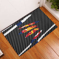 Finland Beast Rubber Doormat Ripped Flag Graphic - Wonder Print Shop