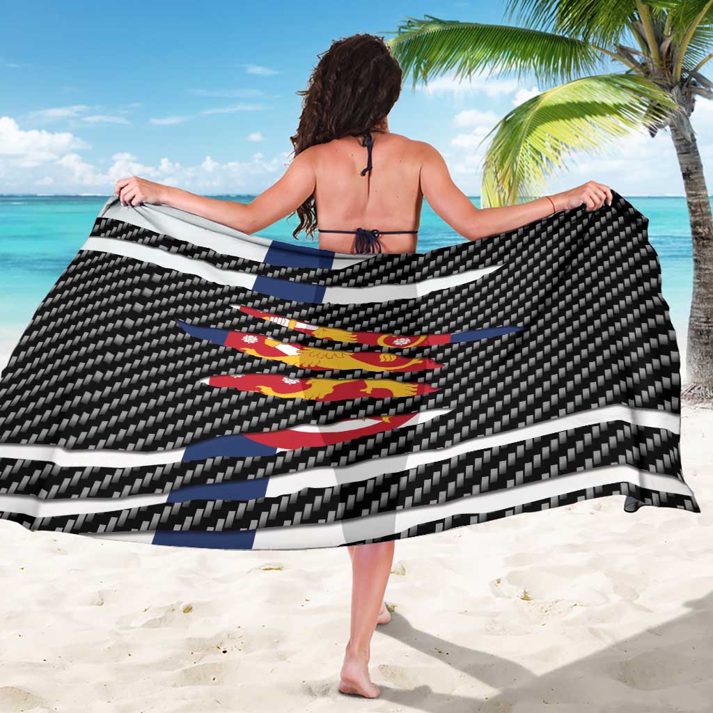 Finland Beast Sarong Ripped Flag Graphic - Wonder Print Shop