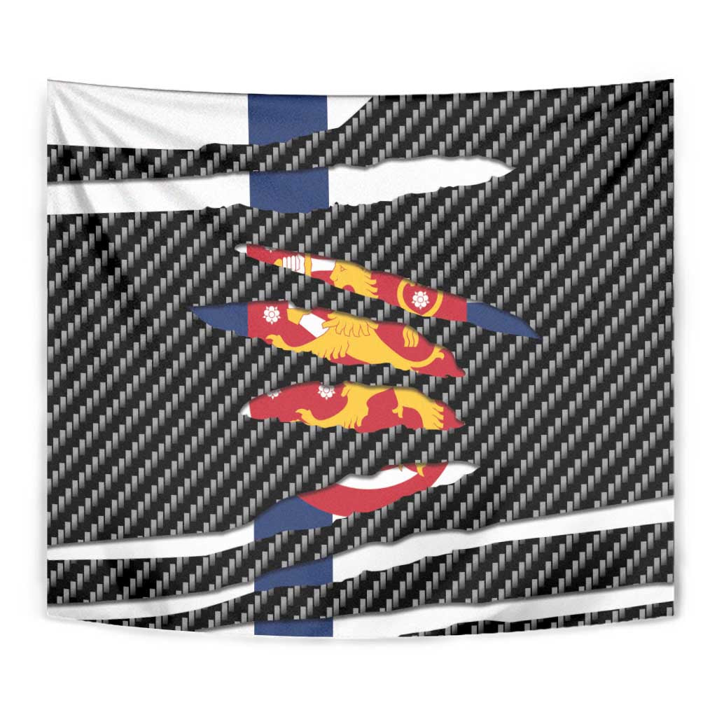 Finland Beast Tapestry Ripped Flag Graphic - Wonder Print Shop