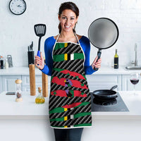 Dominica Beast Apron Ripped Flag Graphic - Wonder Print Shop