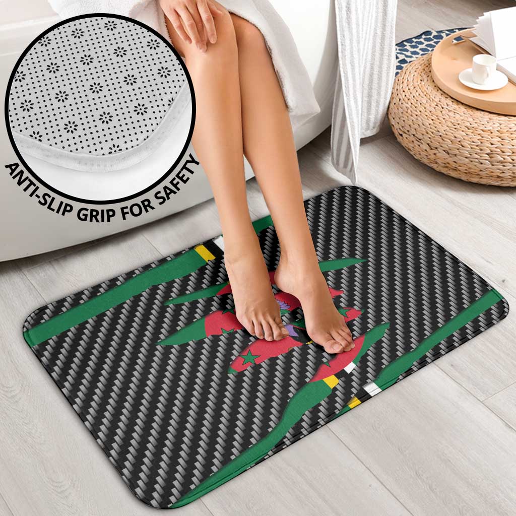 Dominica Beast Bathroom Set Ripped Flag Graphic - Wonder Print Shop