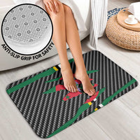 Dominica Beast Bathroom Set Ripped Flag Graphic - Wonder Print Shop