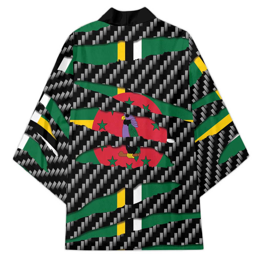 Dominica Beast Kimono Ripped Flag Graphic - Wonder Print Shop