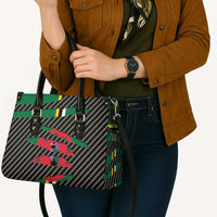 Dominica Beast Leather Bag Ripped Flag Graphic - Wonder Print Shop