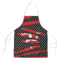 Isle of Man Beast Apron Ripped Flag Graphic - Wonder Print Shop