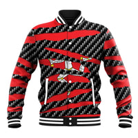 Isle of Man Beast Baseball Jacket Ripped Flag Graphic - Wonder Print Shop