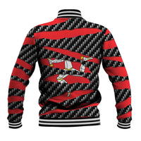Isle of Man Beast Baseball Jacket Ripped Flag Graphic - Wonder Print Shop