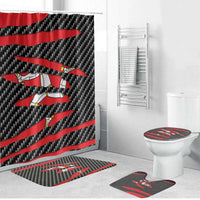 Isle of Man Beast Bathroom Set Ripped Flag Graphic - Wonder Print Shop