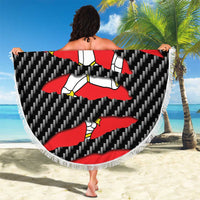 Isle of Man Beast Beach Blanket Ripped Flag Graphic - Wonder Print Shop