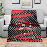 Isle of Man Beast Blanket Ripped Flag Graphic - Wonder Print Shop