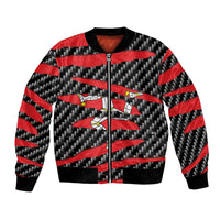 Isle of Man Beast Bomber Jacket Ripped Flag Graphic - Wonder Print Shop