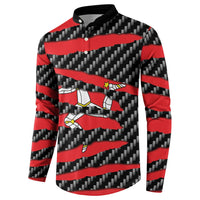 Isle of Man Beast Button Sweatshirt Ripped Flag Graphic - Wonder Print Shop