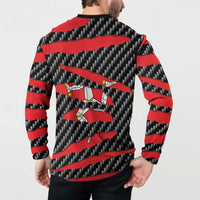 Isle of Man Beast Button Sweatshirt Ripped Flag Graphic - Wonder Print Shop