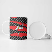 Isle of Man Beast Ceramic Mug Ripped Flag Graphic - Wonder Print Shop