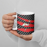 Isle of Man Beast Ceramic Mug Ripped Flag Graphic - Wonder Print Shop