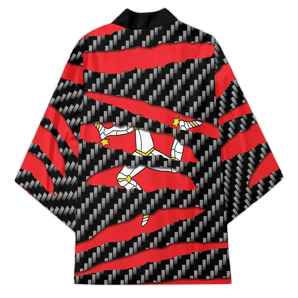 Isle of Man Beast Kimono Ripped Flag Graphic - Wonder Print Shop