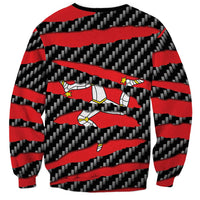 Isle of Man Beast Sweatshirt Ripped Flag Graphic - Wonder Print Shop