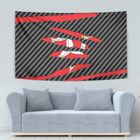 Isle of Man Beast Tapestry Ripped Flag Graphic - Wonder Print Shop