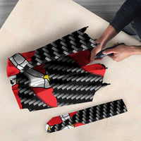 Isle of Man Beast Umbrella Ripped Flag Graphic - Wonder Print Shop