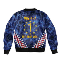 Cabo Verde Goalkeeper Vozinha Bomber Jacket The Blue Wall Legend Glory