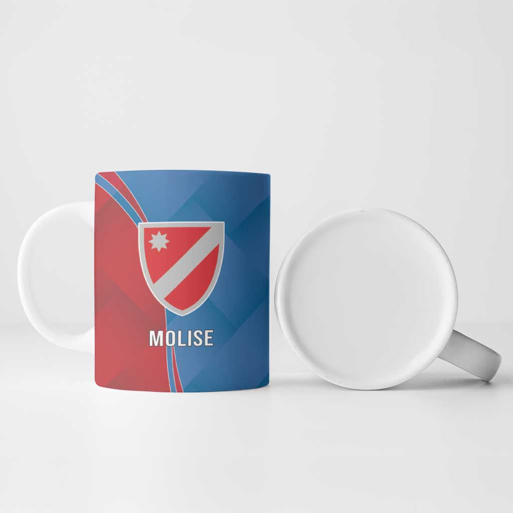 Personalized Italy Molise Ceramic Mug Flag Style - Wonder Print Shop
