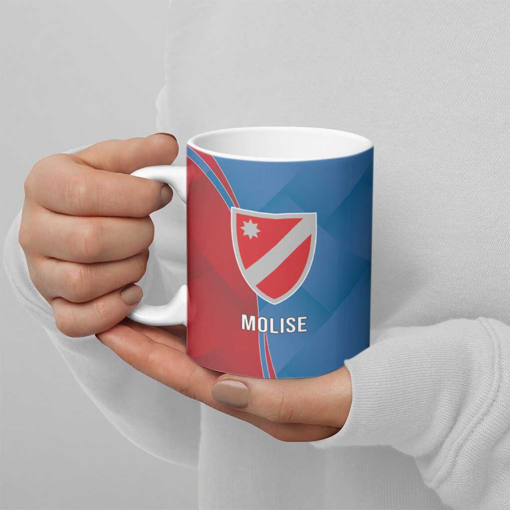 Personalized Italy Molise Ceramic Mug Flag Style - Wonder Print Shop