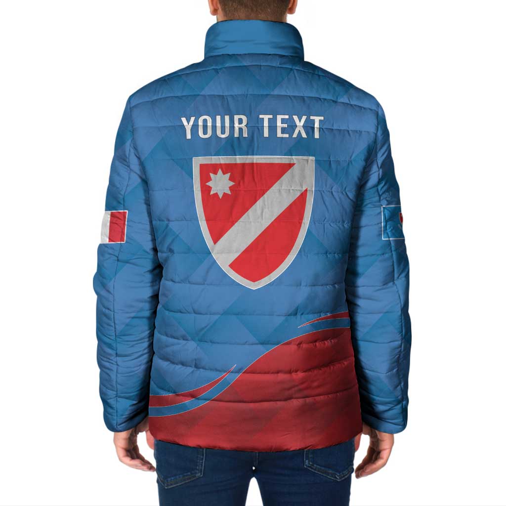 Personalized Italy Molise Padded Jacket Flag Style - Wonder Print Shop